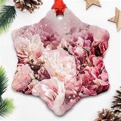 Flowers Bouquet Art Abstract Ornament (snowflake) by Celenk