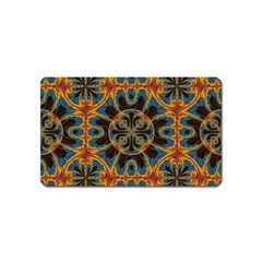 Tapestry Pattern Magnet (name Card) by linceazul