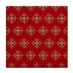 Pattern Background Holiday Tile Coasters by Celenk