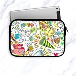 Doodle New Year Party Celebration Apple iPad Mini Zipper Cases Front