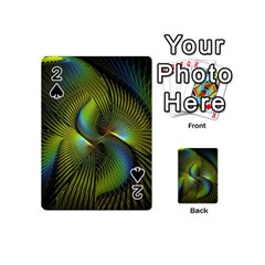 Fractal Abstract Design Fractal Art Playing Cards 54 (mini)  by Celenk