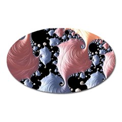 Fractal Art Design Fantasy Science Oval Magnet by Celenk