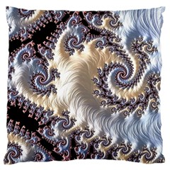 Fractal Art Design Fantasy 3d Large Flano Cushion Case (two Sides) by Celenk