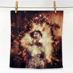 Science Fiction Teleportation Face Towel by Celenk