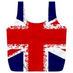 Union Jack London Flag Uk Full Print Recycle Bags (L)  Front