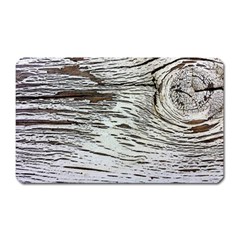 Wood Knot Fabric Texture Pattern Rough Magnet (rectangular) by Celenk