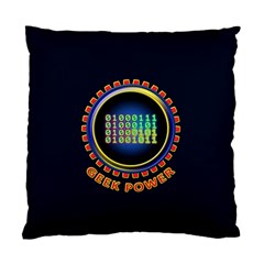 Geek Power Standard Cushion Case (two Sides) by linceazul