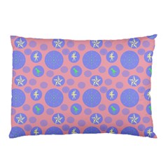 Pink Retro Dots Pillow Case (two Sides) by snowwhitegirl