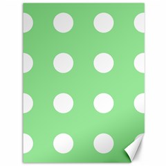 Lime Dot Canvas 36  X 48   by snowwhitegirl