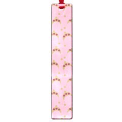 Pink Beige Hats Large Book Marks by snowwhitegirl