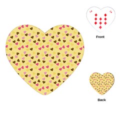 Beige Hearts Playing Cards (heart)  by snowwhitegirl