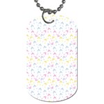 Pastel Hats Dog Tag (Two Sides) Back