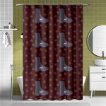 Deer Boots Brown Shower Curtain 48  x 72  (Small)  Curtain(48  X 72 ) - 42.18 x64.8  Curtain(48  X 72 )