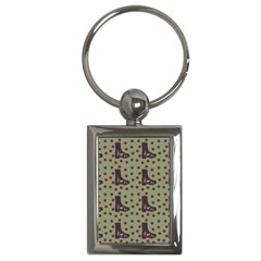 Deer Boots Green Key Chains (rectangle)  by snowwhitegirl