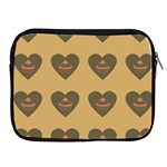 Cupcake Pumpkin Orange Grey Apple iPad 2/3/4 Zipper Cases Front