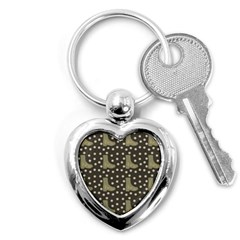 Charcoal Boots Key Chains (heart)  by snowwhitegirl