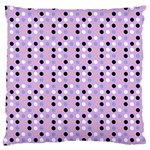 Black White Pink Blue Eggs On Violet Standard Flano Cushion Case (Two Sides) Front