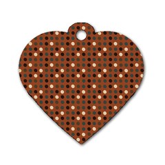 Grey Eggs On Russet Brown Dog Tag Heart (two Sides) by snowwhitegirl