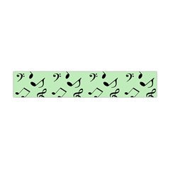 Mint Green Music Flano Scarf (mini) by snowwhitegirl