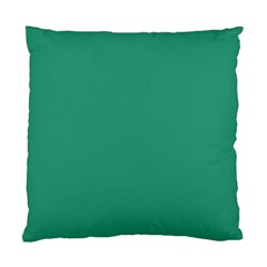 Teal Ocean Standard Cushion Case (two Sides) by snowwhitegirl