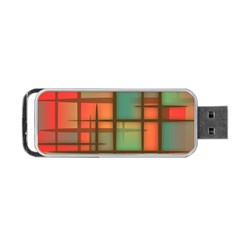 Background Abstract Colorful Portable Usb Flash (one Side) by Nexatart