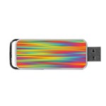 Colorful Background Portable USB Flash (Two Sides) Front