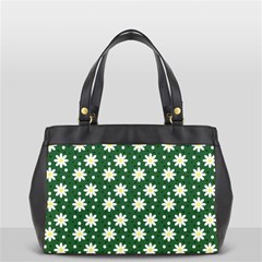 Daisy Dots Green Office Handbags by snowwhitegirl