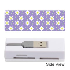 Daisy Dots Violet Memory Card Reader (stick)  by snowwhitegirl