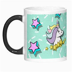 Magical Happy Unicorn And Stars Morph Mugs by Bigfootshirtshop