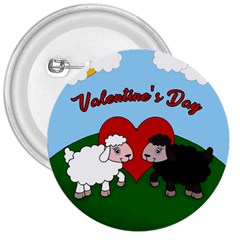 Valentines Day - Sheep  3  Buttons by Valentinaart