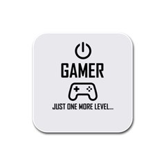 Gamer Rubber Square Coaster (4 Pack)  by Valentinaart