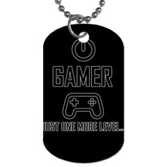 Gamer Dog Tag (one Side) by Valentinaart