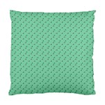 Pink Flowers Green Standard Cushion Case (Two Sides) Front