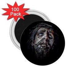 Jesuschrist Face Dark Poster 2 25  Magnets (100 Pack)  by dflcprints