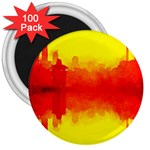 sun rise,city,modern art 3  Magnets (100 pack) Front