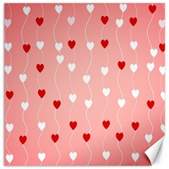 Heart Shape Background Love Canvas 12  X 12   by Nexatart