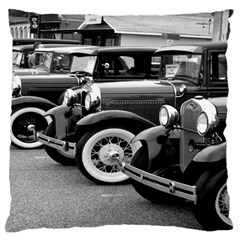 Vehicle Car Transportation Vintage Large Cushion Case (one Side) by Nexatart