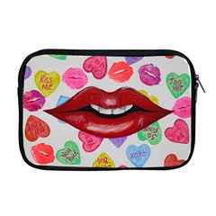 Aahhhh Candy Apple Macbook Pro 17  Zipper Case by dawnsiegler