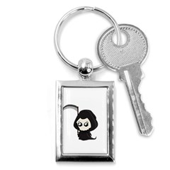 Cute Grim Reaper Key Chains (rectangle)  by Valentinaart