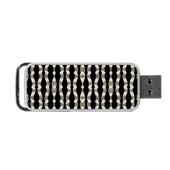 Wavy Stripes Pattern Portable Usb Flash (one Side) by dflcprints