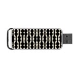 Wavy Stripes Pattern Portable USB Flash (One Side) Front