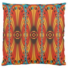 Geometric Extravaganza Pattern Standard Flano Cushion Case (two Sides) by linceazul