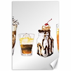 Coffee And Milkshakes Canvas 12  X 18   by KuriSweets