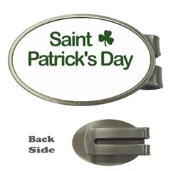  St  Patricks Day  Money Clips (oval)  by Valentinaart