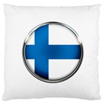 Finland Country Flag Countries Large Flano Cushion Case (One Side) Front