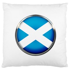 Scotland Nation Country Nationality Large Flano Cushion Case (one Side) by Nexatart