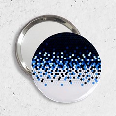 Flat Tech Camouflage Reverse Blue 2 25  Handbag Mirrors by jumpercat