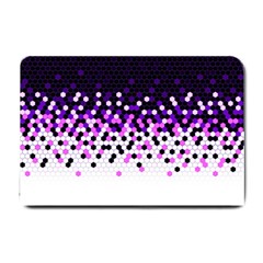 Flat Tech Camouflage Reverse Purple Small Doormat  by jumpercat