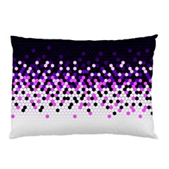 Flat Tech Camouflage Reverse Purple Pillow Case by jumpercat