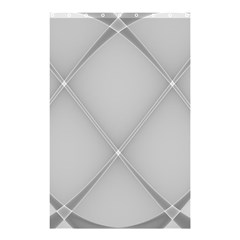 Background Light Glow White Grey Shower Curtain 48  X 72  (small)  by Nexatart